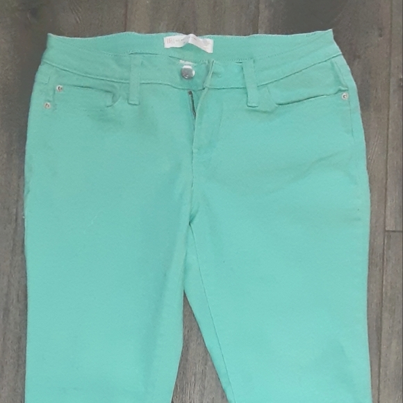 No boundaries womans turquoise jeggings - Picture 3 of 5